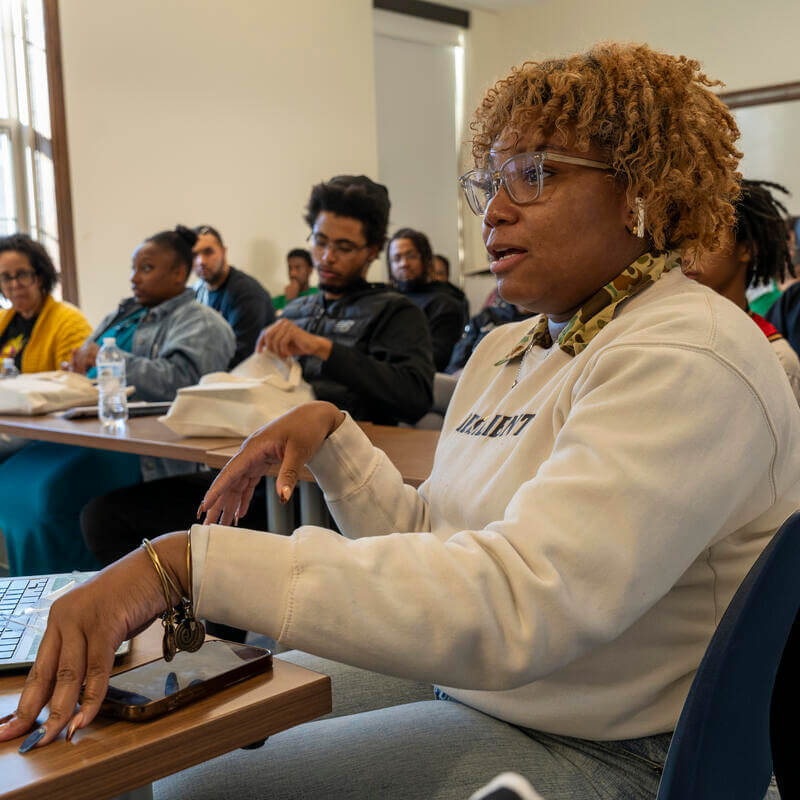 Students at the 2024 Hip Hop Conference