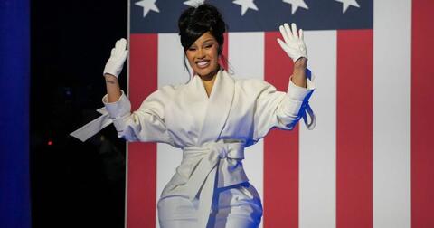 Cardi B at Kamala Harris rally